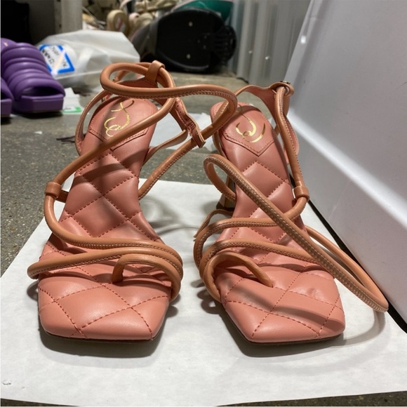 Sam Edelman Maven Leather Strappy Sandals - Size 5 - Picture 4 of 7